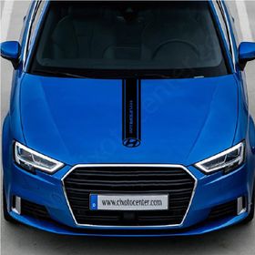 Hyundai İ20 Kaput Şerit Sticker