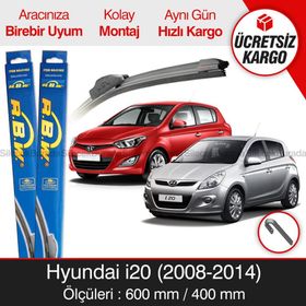Hyundai i20 RBW 2008-2014 Muz Silecek Takımı