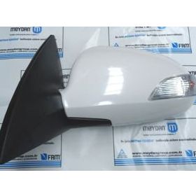 Hyundai I30 07 12 Elektrikli Beyaz Sol Kapı Aynası