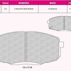 Hyundai I30 1.4 1.6 Ön Fren Balatası