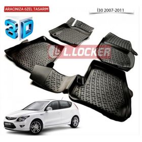 Hyundaı İ30 2007-2011 3D Havuzlu Paspas