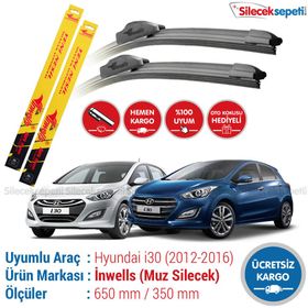 Hyundai İ30 2012-2016 Muz Silecek Takımı