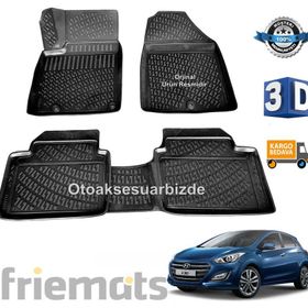 Hyundai İ30 2017 Sonrası Siyah 3D Havuzlu Paspas