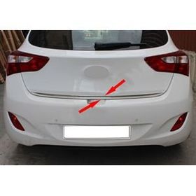 Hyundai İ30 Paslanmaz Çelik 2013 Üzeri Krom Bagaj Alt Çıtası