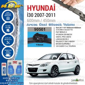 Hyundai i30 RBW 2007-2011 Muz Silecek Takımı