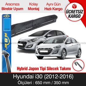 Hyundai i30 RBW Hybrid 2012-2016 Silecek Takımı