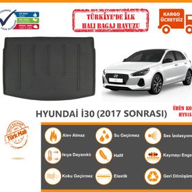Hyundai i30 Üst Raf 2017 Sonrası Halı Bagaj Havuzu