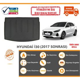 Hyundai i30 Üst Raf 2017 Sonrası Halı Bagaj Havuzu
