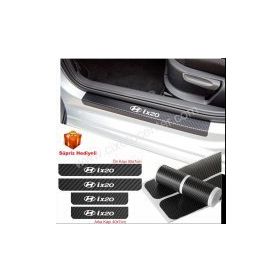 Hyundai İx20 4 Adet Karbon Kapı Eşiği Sticker