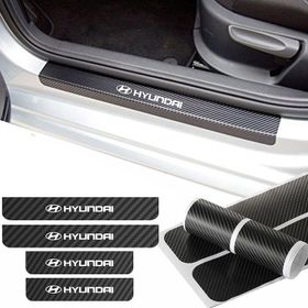 Hyundai İx20 4 Adet Karbon Kapı Eşiği Sticker
