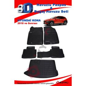 Hyundai Kona 2018 ve Sonrası Paspas ve Bagaj Havuzu