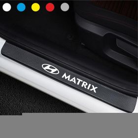 Hyundai Matrix 4 Adet Karbon Kapı Eşiği Sticker