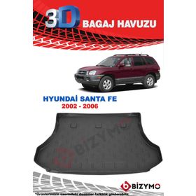 Hyundai Santa Fe 2002-2006 3d Bagaj Havuzu