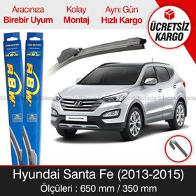 Hyundai Santa Fe 2013-2015 Muz Silecek Takımı