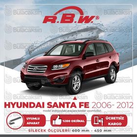 Hyundai Santa Fe RBW 2006-2012 Muz Silecek Takımı