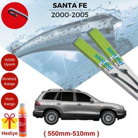 Hyundai Santafe 2000-2005 Hybrid 550 mm 500 mm Silecek Takımı