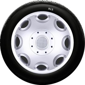 Hyundai SKS-SJS 300 15 İnç 4 Adet Kırılmaz Jant Kapağı