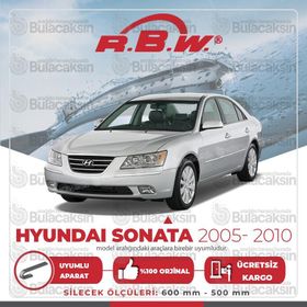 Hyundai Sonata RBW 2005-2010 Muz Silecek Takımı