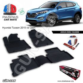 Hyundai Tucson 2015 Sonrası 4D Havuzlu Paspas