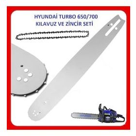 Hyundai Turbo 650/700 Motorlu Testere Kılavuzu ve Zinciri