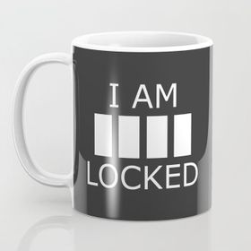I Am Locked Kupa Bardak