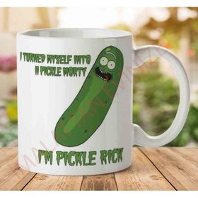 I Am Pickle Pıckle Rıck Baskılı Kupa