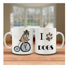 I Dogs - Bulldogs Köpek Baskılı Kupa Bardak