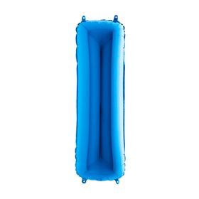 I Harf Grabo Mavi 100 cm Folyo Balon