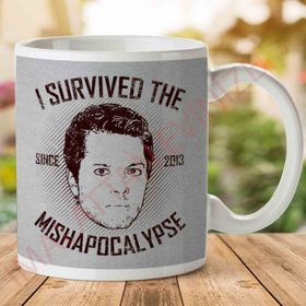 I Survived the Mishapocalypse Supernatural Baskılı Kupa
