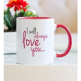 I Will Always Love Kırmızı Kupa Bardak