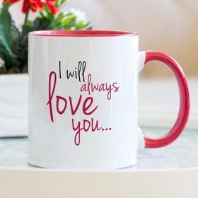 I Will Always Love Kırmızı Kupa Bardak