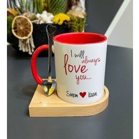 I Will Always Love Kırmızı Kupa Bardak