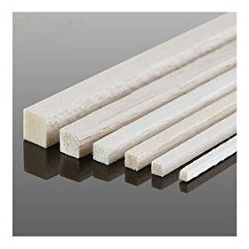 İahşap 1.5 x 1.5 cm x 125 cm 21 Adet Kavak Ahşap Çıta Taslak Tahta Blok ve Kereste