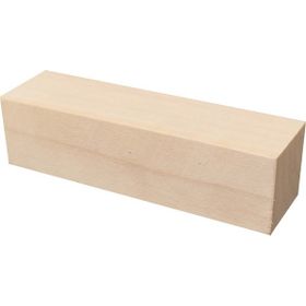İahşap 3x3 cm x 50 cm 1 Adet Kavak Ahşap Çıta Taslak Tahta Blok ve Kereste