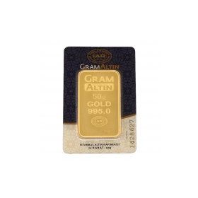 İar 50 gram Külçe Altın 24 Ayar