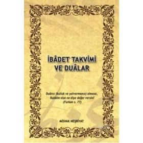 İbadet Takvimi ve Dualar - Ömer Muhammed Öztürk