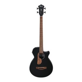 İbanez AEGB24E BKH Black High Gloss Akustik Bas Gitar