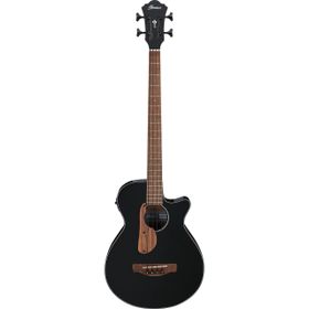 İbanez AEGB24E BKH Black High Gloss Akustik Bas Gitar