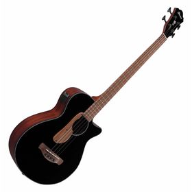 İbanez AEGB24E BKH Black High Gloss Akustik Bas Gitar