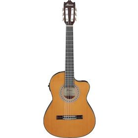 Ibanez GA5TCE3Q GA Series AM Amber High Gloss 3/4 Elektro Klasik Gitar
