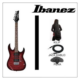 Ibanez GRX70QA-TRB Transparent Red Burst Elektro Gitar