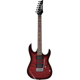 Ibanez GRX70QA-TRB Transparent Red Burst Elektro Gitar