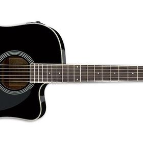 Ibanez PF15ECE-BK Elektro Akustik Gitar