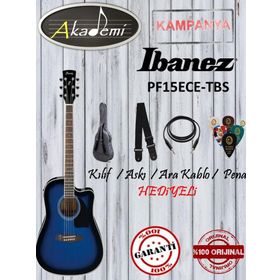 Ibanez PF15ECE-TBS Elektro Akustik Gitar