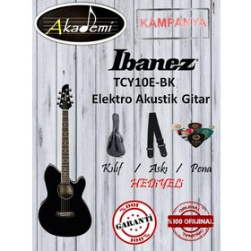Ibanez TCY10E-BK Elektro Akustik Gitar