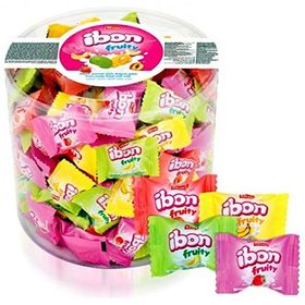 Ibon 1 kg Sütlü Meyveli Şeker Silindir