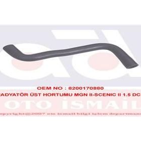 İbraş 11561 Motor Radyatörü Üst Hortum