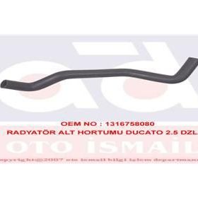 İbraş 14802 Motor Radyatörü Alt Su Hortumu