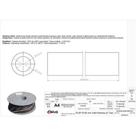 Ibras 68467 10.0mm x 15.0 mm Unıversal C Tipi Yakıt Hortumu