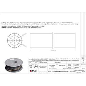 Ibras 68467 10.0mm x 15.0 mm Unıversal C Tipi Yakıt Hortumu